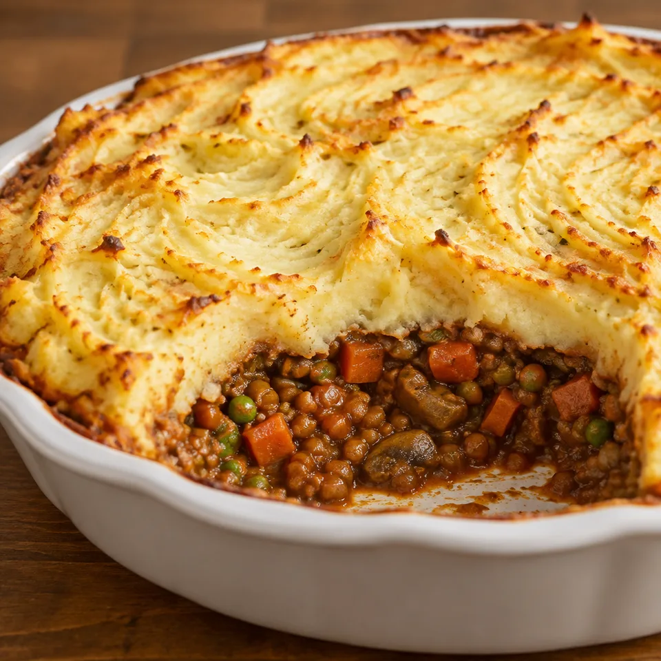 Easy Lentil Shepherd's Pie (vegetarian) — serving inspiration