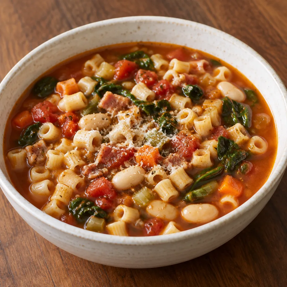 EASY Pasta Fagioli recipe (Pasta Fazool) — serving inspiration