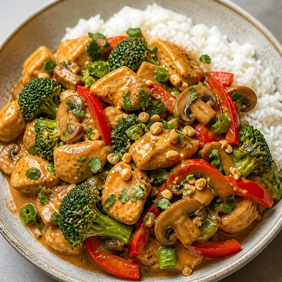 Easy Peanut Chicken Stir Fry — serving inspiration