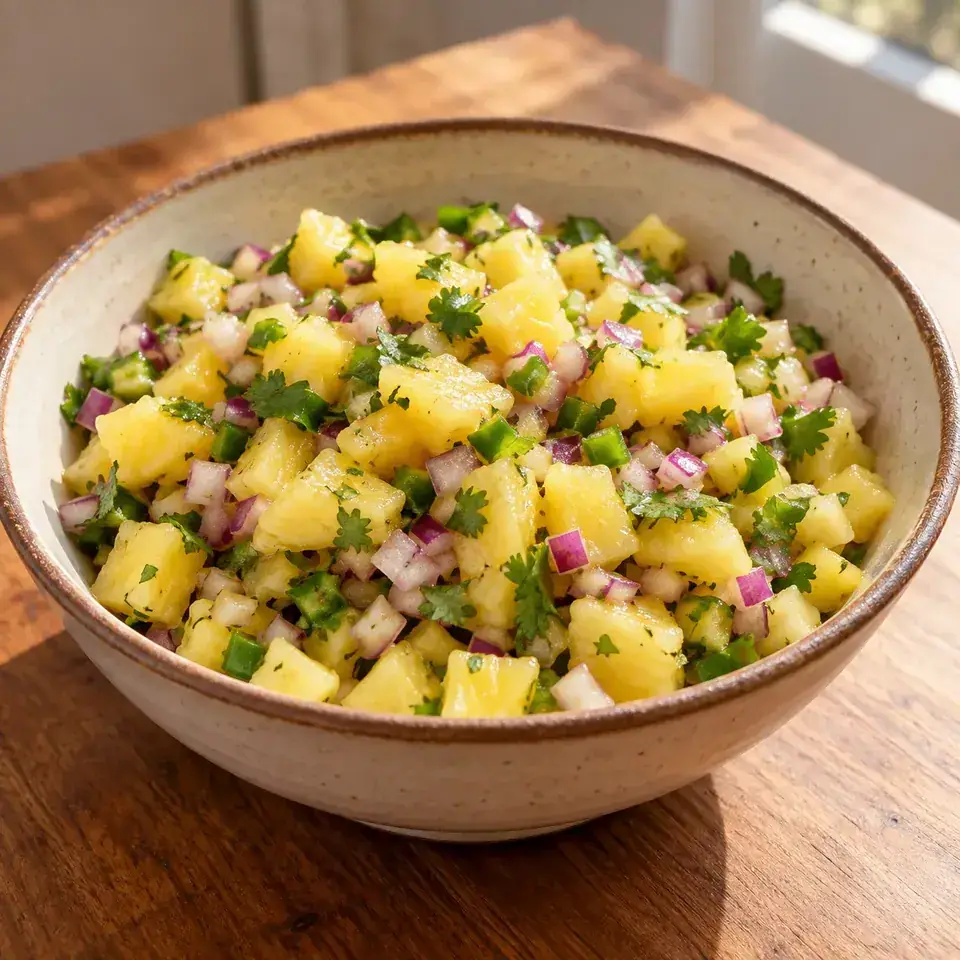 Easy Pineapple Salsa — serving inspiration