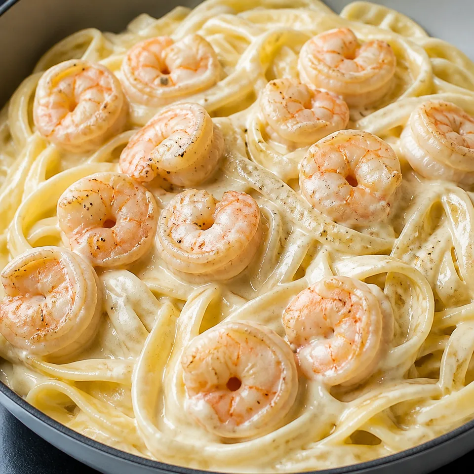 Easy Shrimp Alfredo — serving inspiration