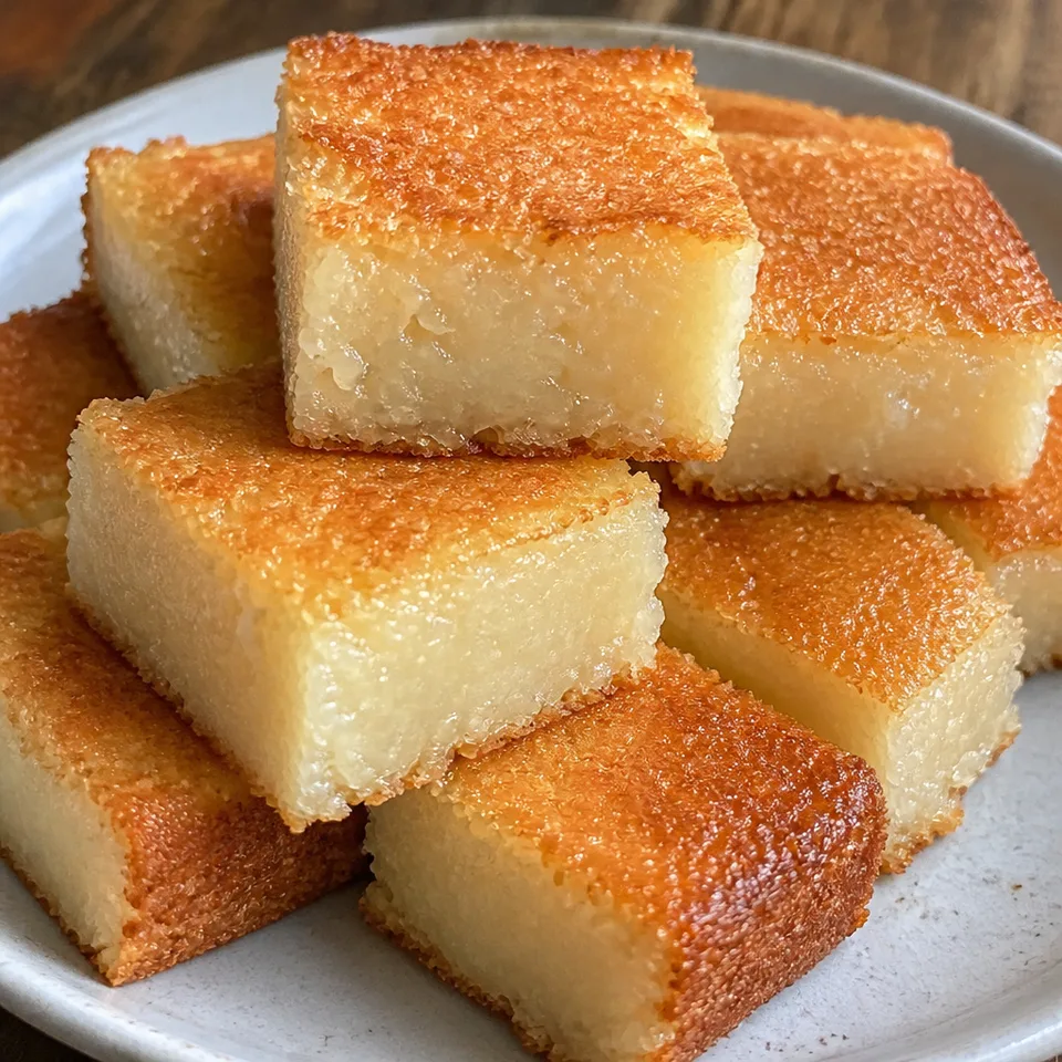 Easy Simple Hawaiian Butter Mochi — serving inspiration