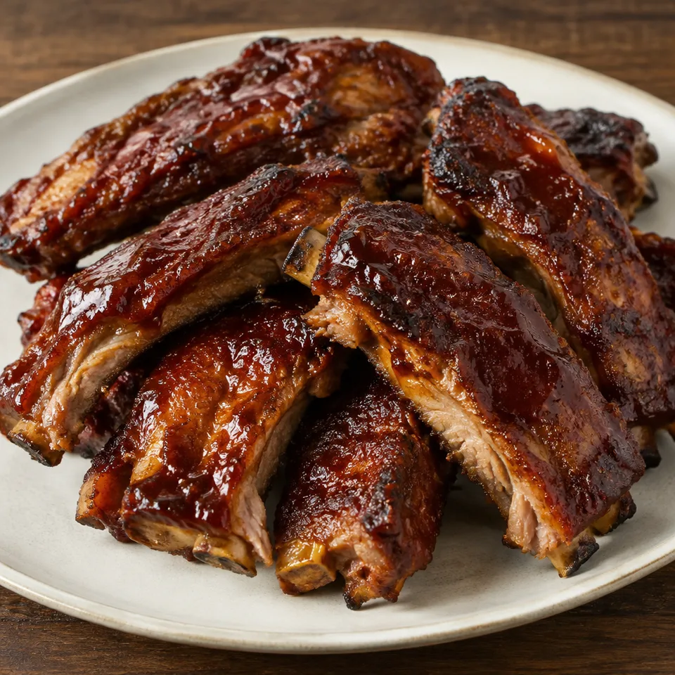 Easy Slow Cooker BBQ Ribs — serving inspiration