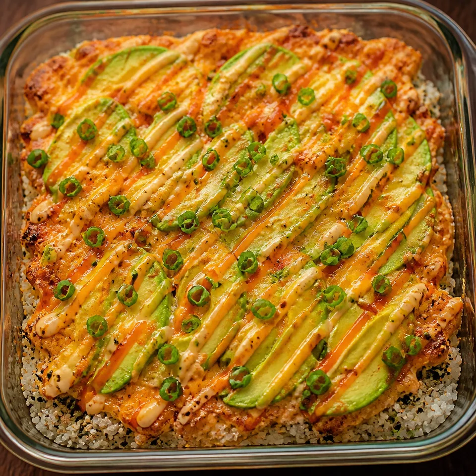 Easy Spicy Tuna Sushi Bake (Using Canned Tuna!) — serving inspiration