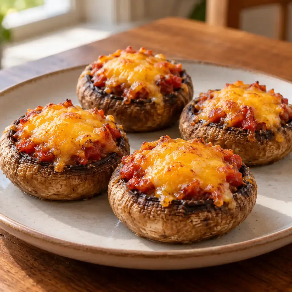 Easy Stuffed Mushrooms — serving inspiration