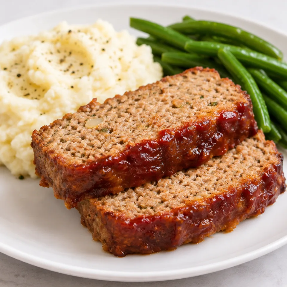 Easy Turkey Meatloaf — serving inspiration