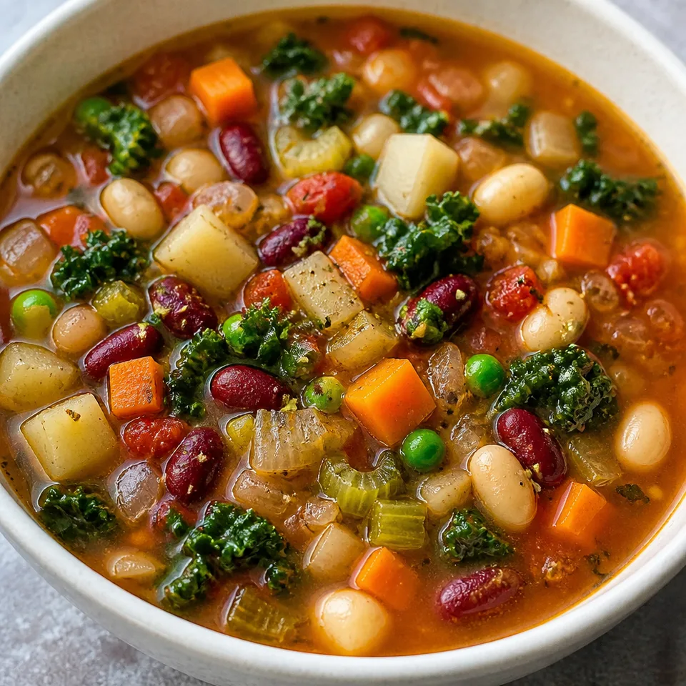 Easy Vegetable and Bean Soup — serving inspiration