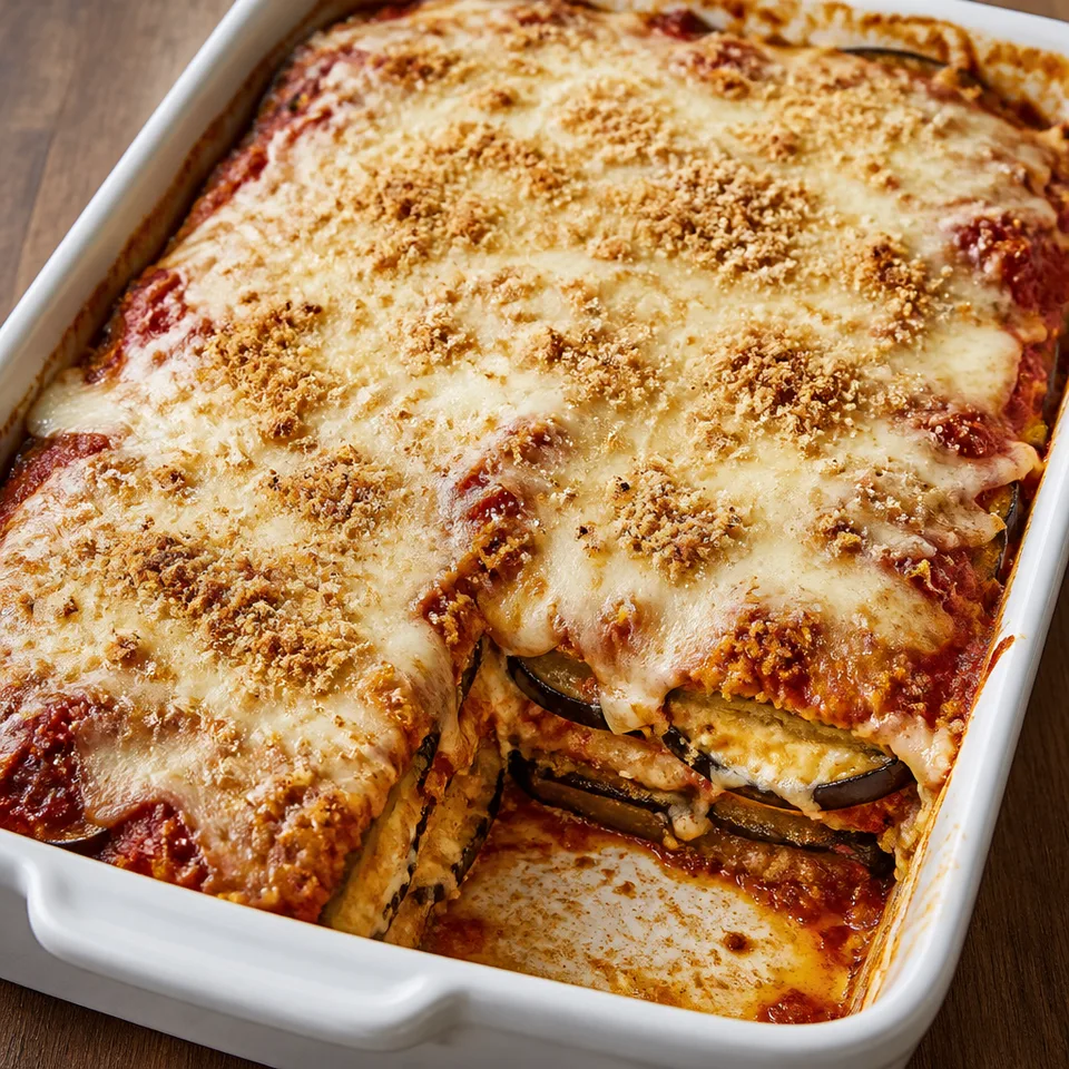 Eggplant Casserole — serving inspiration