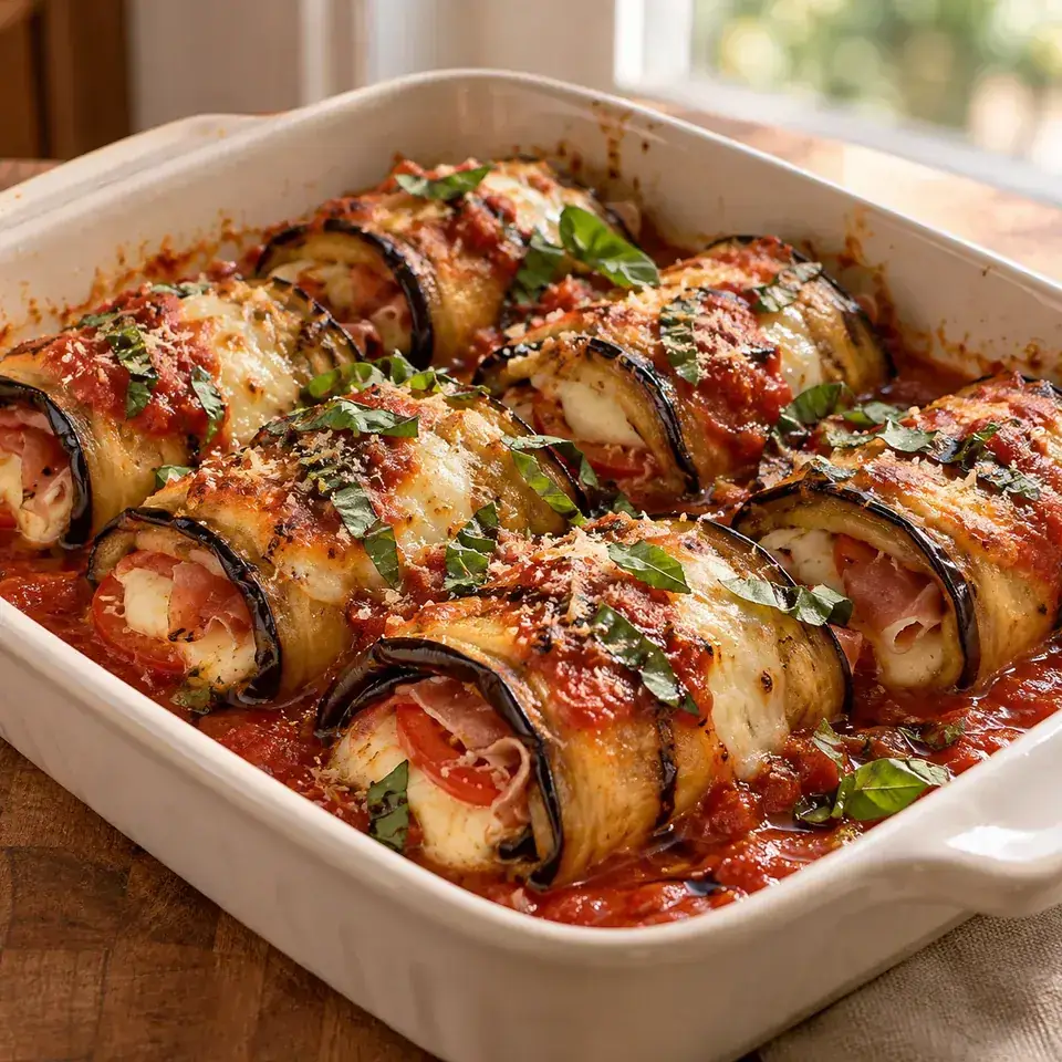 Eggplant Rollatini — serving inspiration