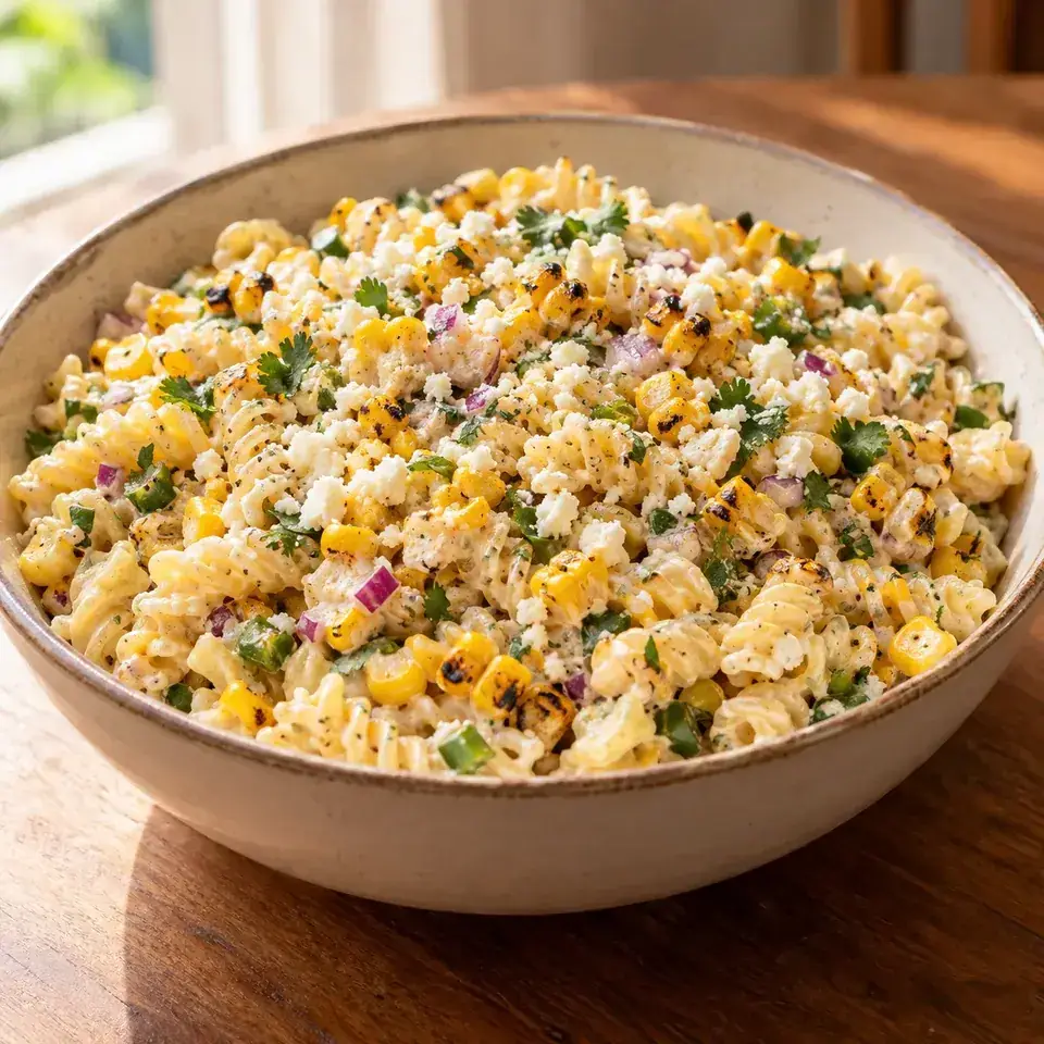 Elote Pasta Salad — serving inspiration