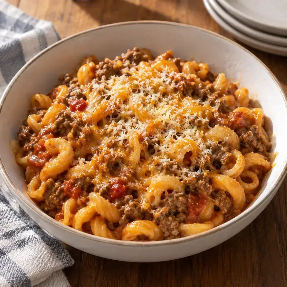 Beef taco pasta — serving inspiration