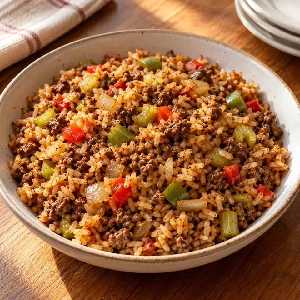 Cajun dirty rice — serving inspiration