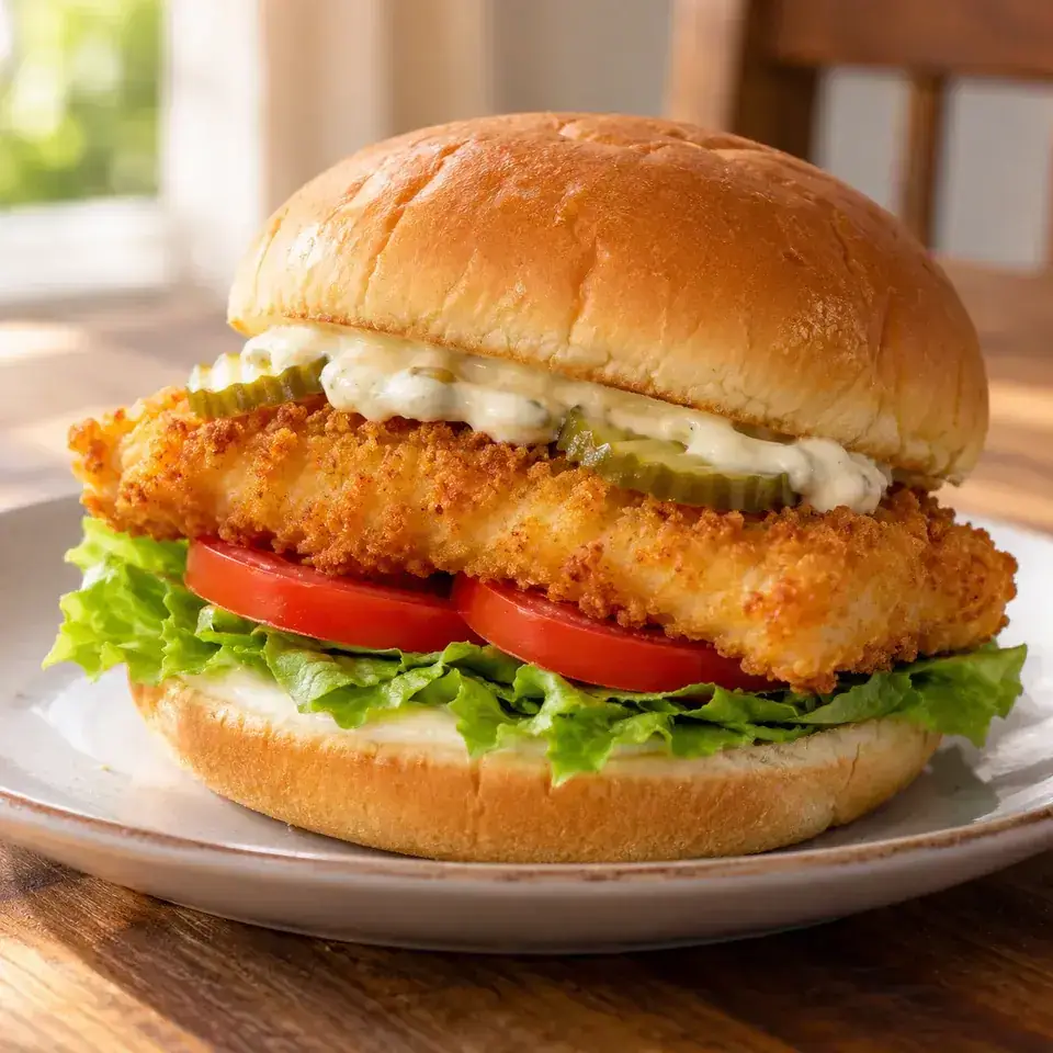 Crispy fish sandwiches — serving inspiration