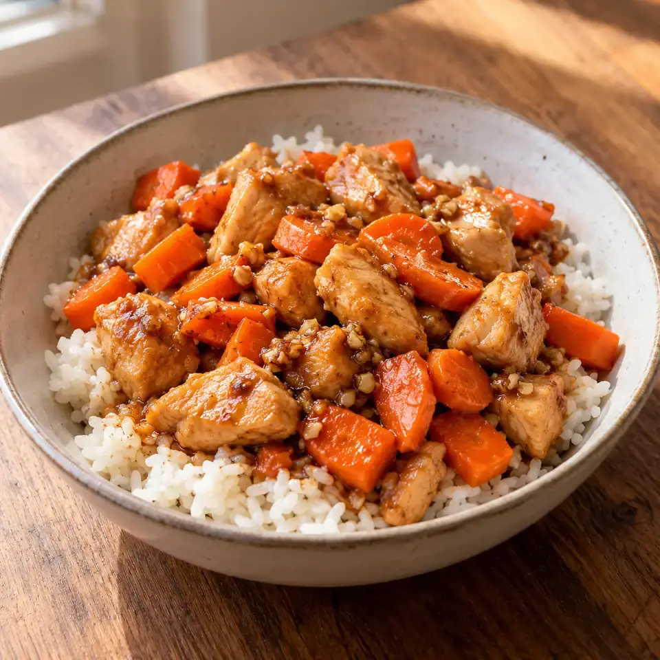 Ginger sesame chicken — serving inspiration
