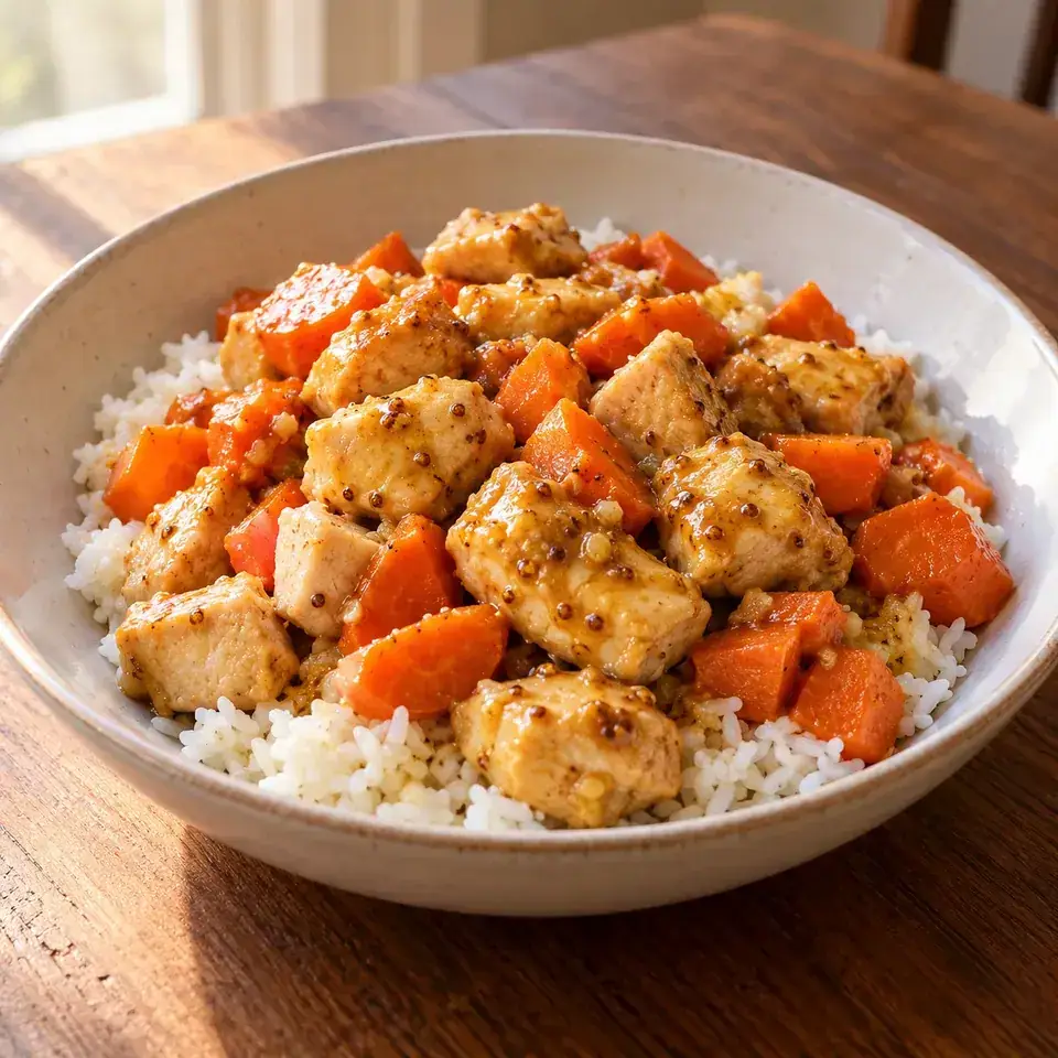 Honey mustard chicken — serving inspiration