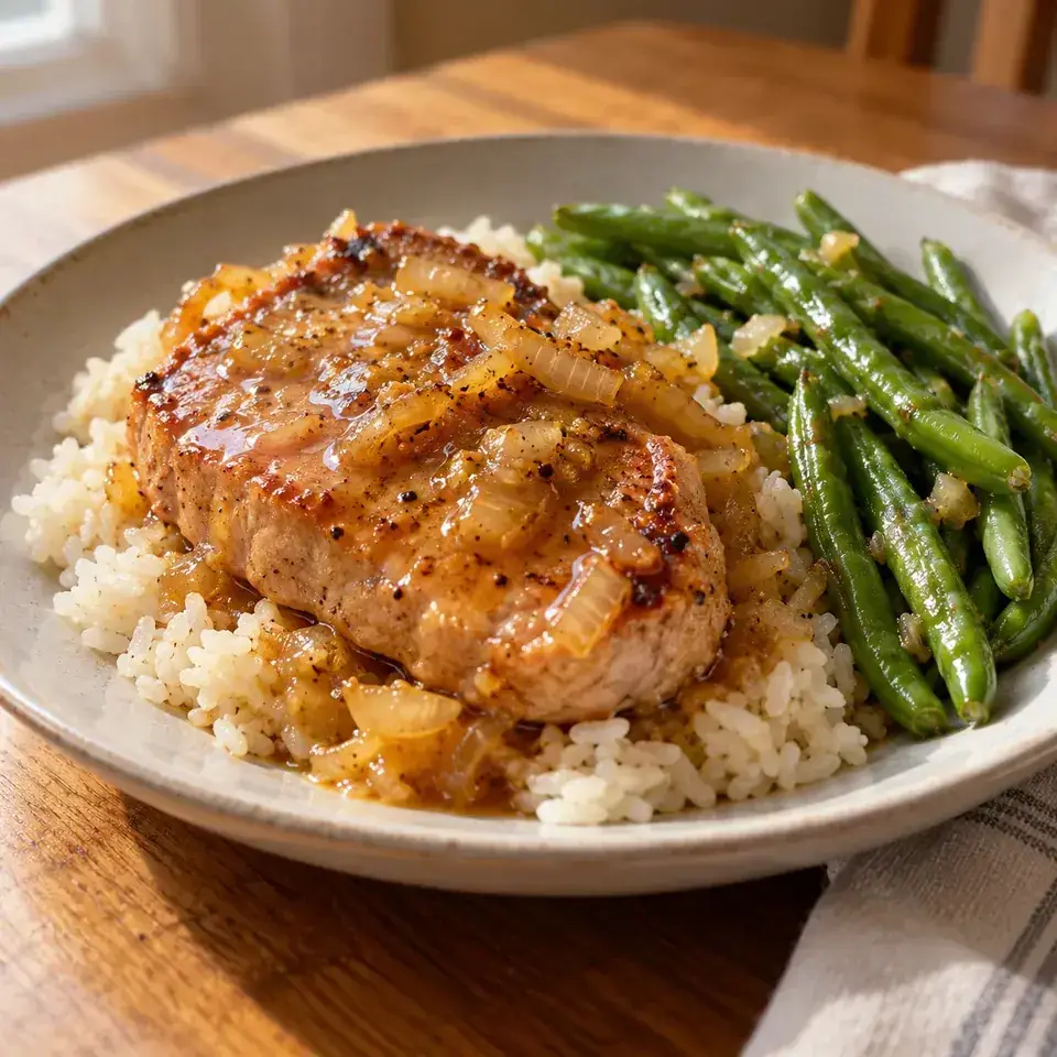 Honey mustard pork chops — serving inspiration