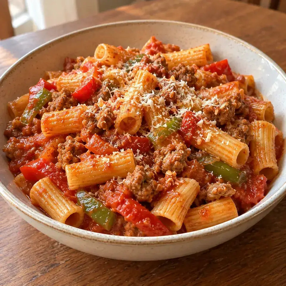 Italian sausage rigatoni — serving inspiration