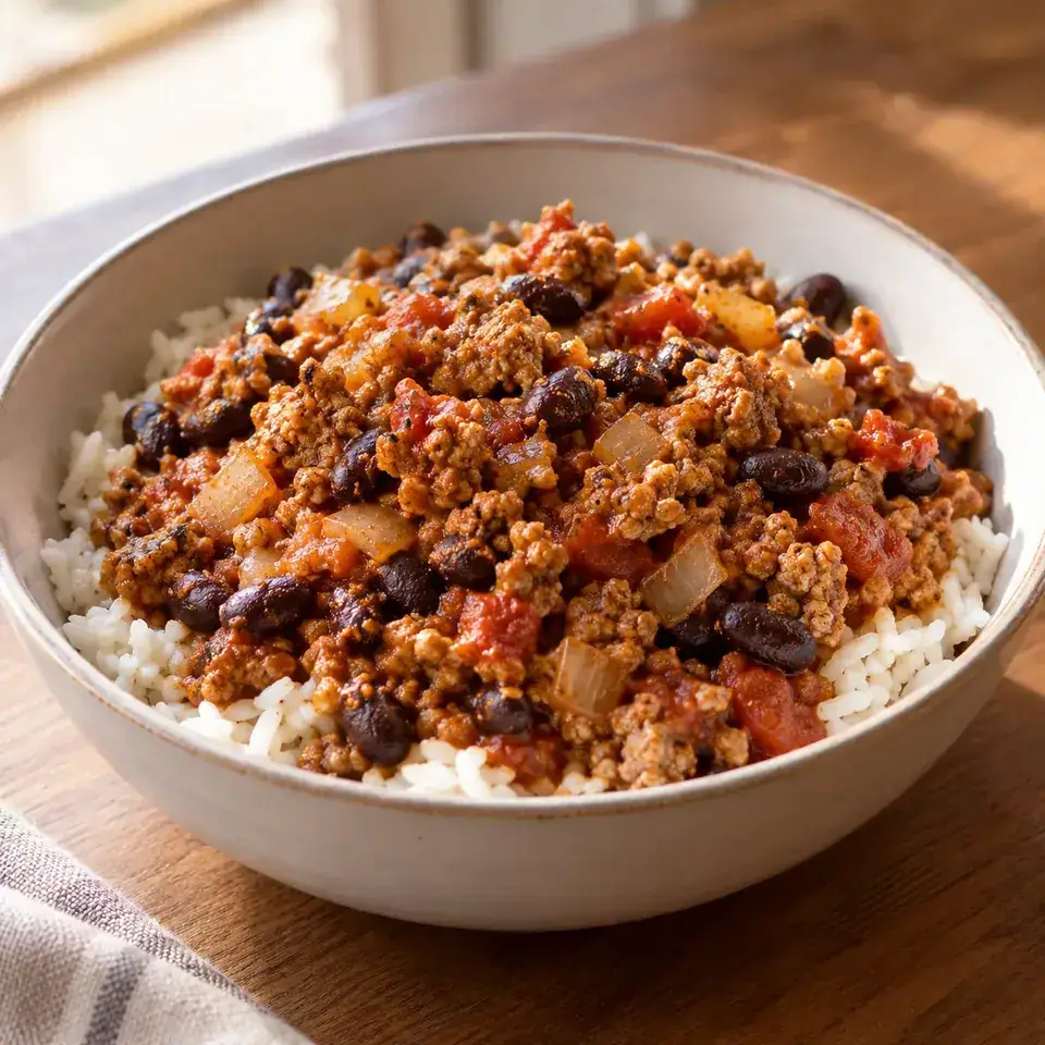 Pork taco bowls — serving inspiration