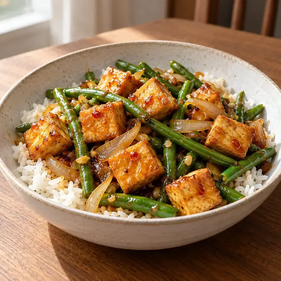 Sweet chili tofu — serving inspiration