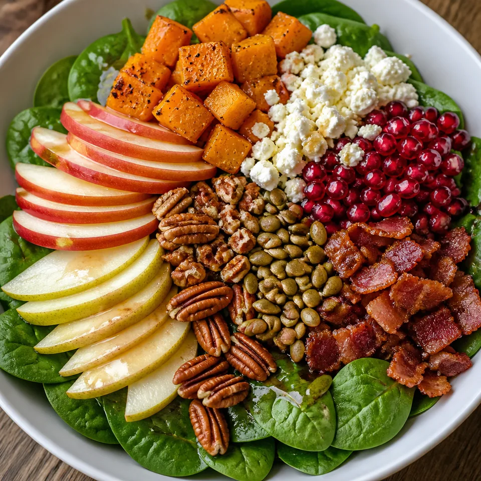 Fall Harvest Salad — serving inspiration