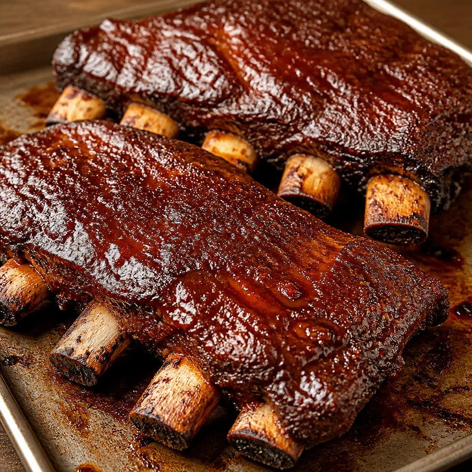 Fall Off the Bone BBQ Beef Ribs — serving inspiration