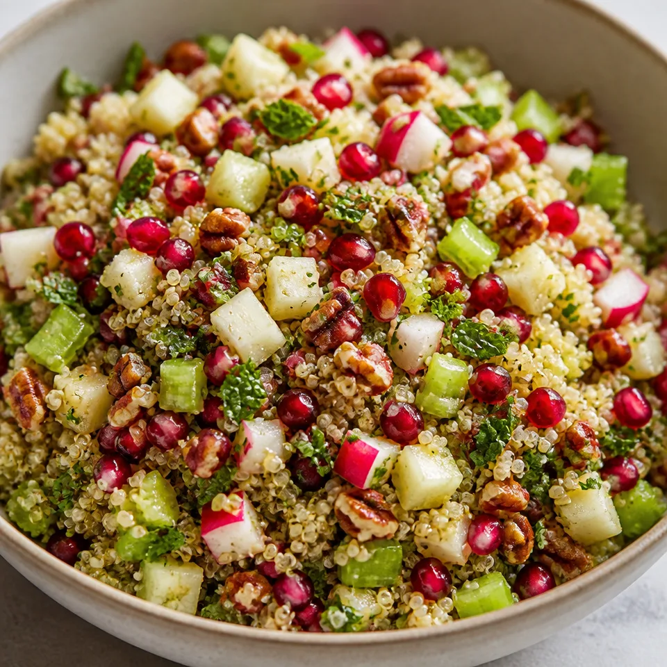 Fennel and Pomegranate Quinoa Salad — serving inspiration