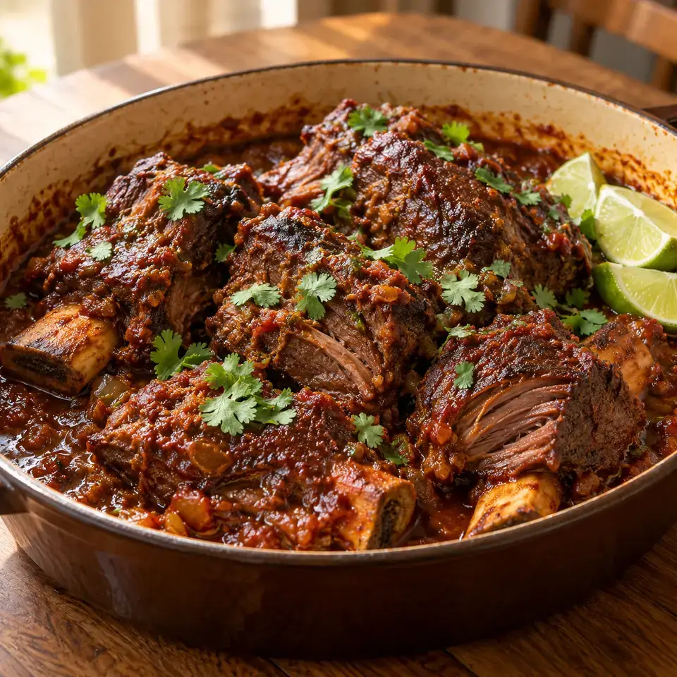 Fiery Fall Apart Mexican Beef Ribs — serving inspiration