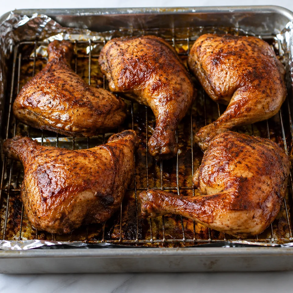 Five Spice Roasted Chicken Legs — serving inspiration