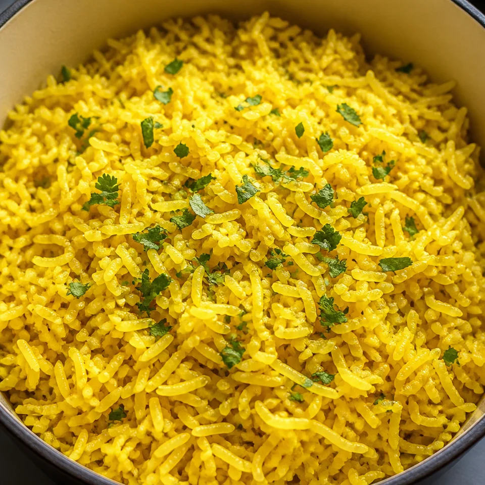 Fluffy Yellow Rice — serving inspiration