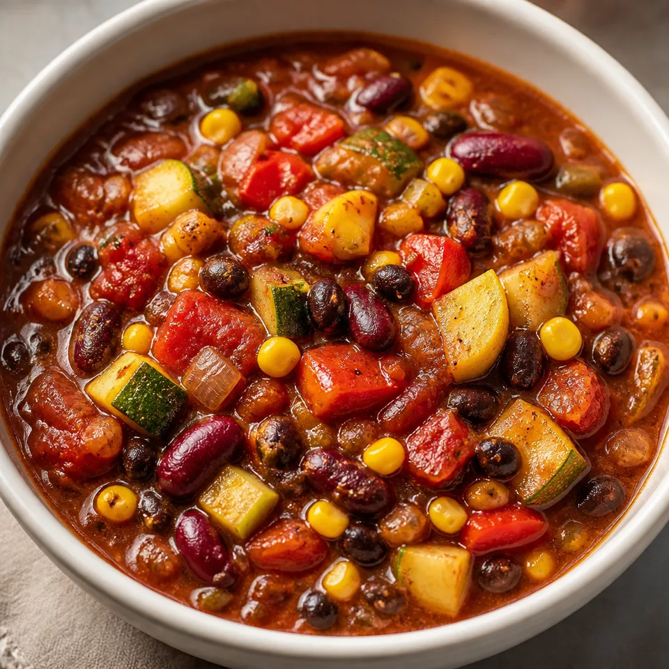 Freezer-Friendly Vegetarian Chili — serving inspiration