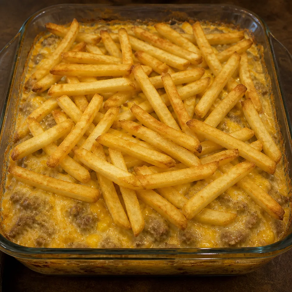 French Fry Hot Dish — serving inspiration