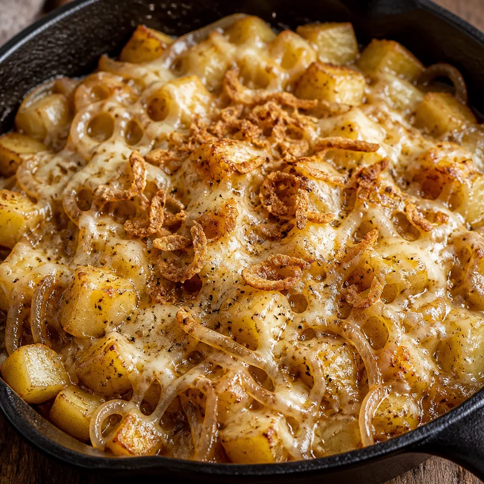 French Onion Potatoes — serving inspiration