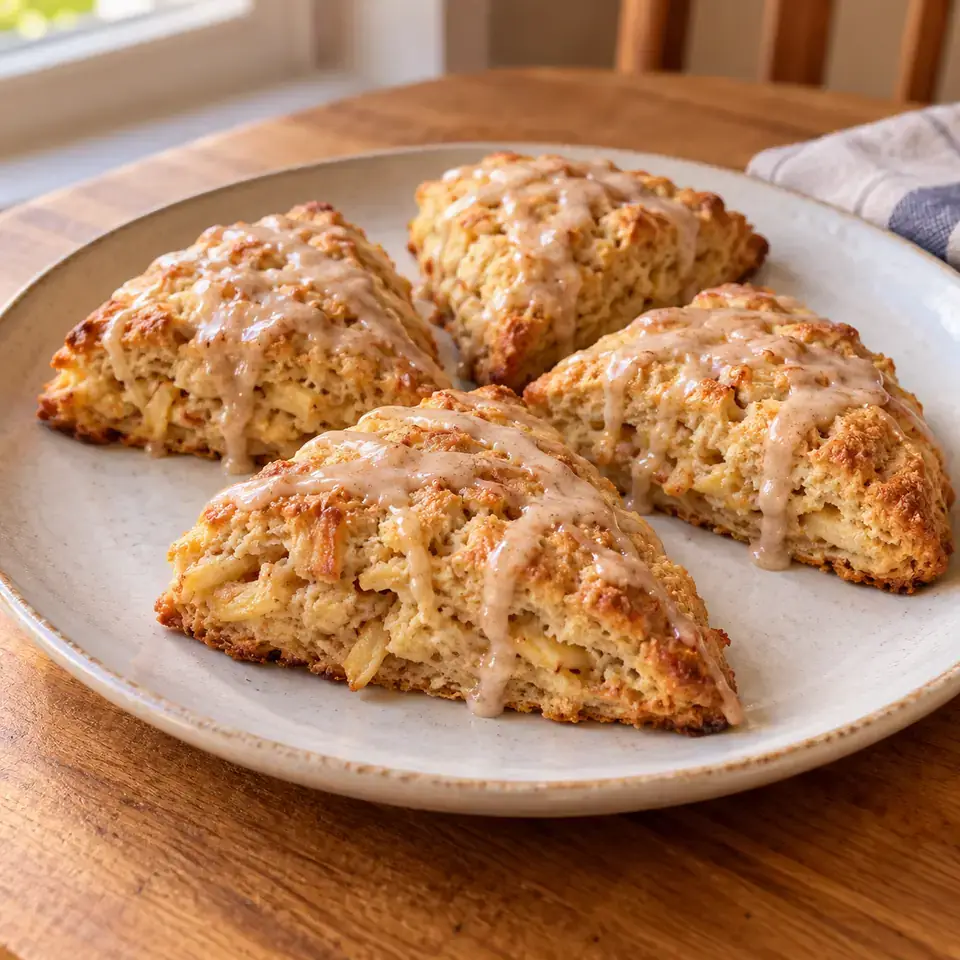 Fresh Apple Pie Scones — serving inspiration