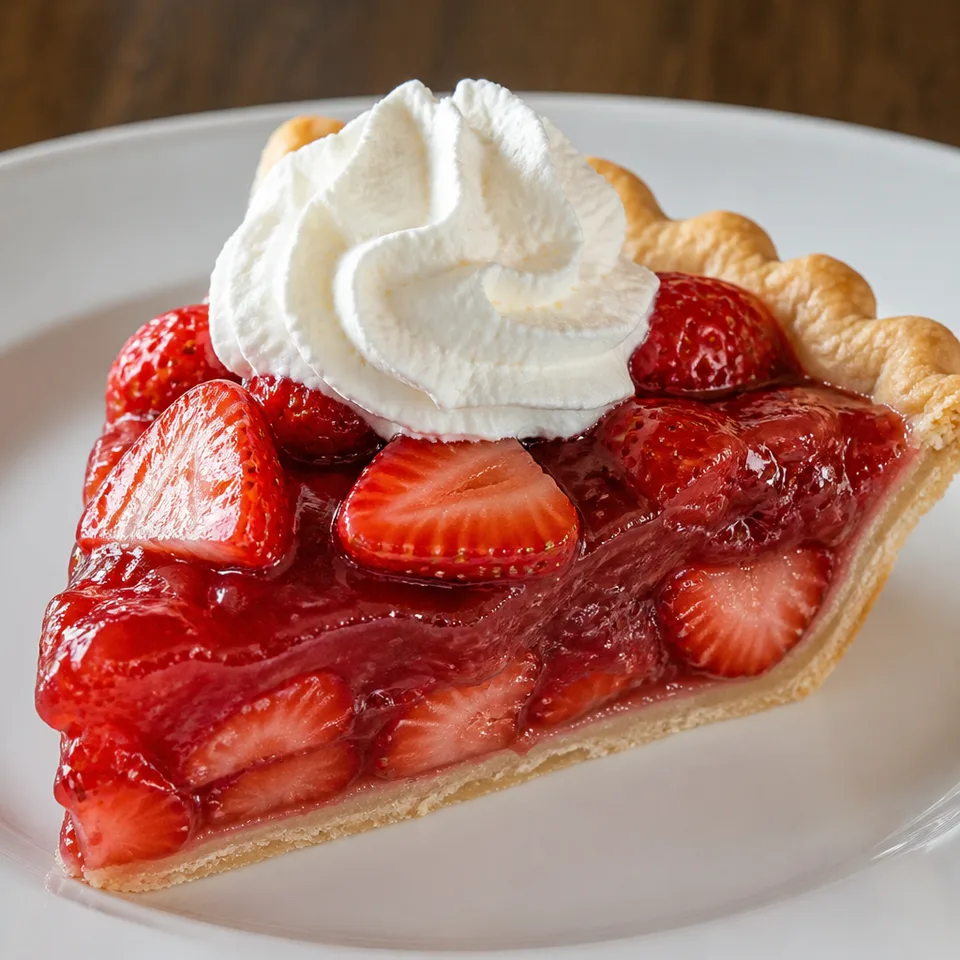 Fresh Strawberry Pie — serving inspiration