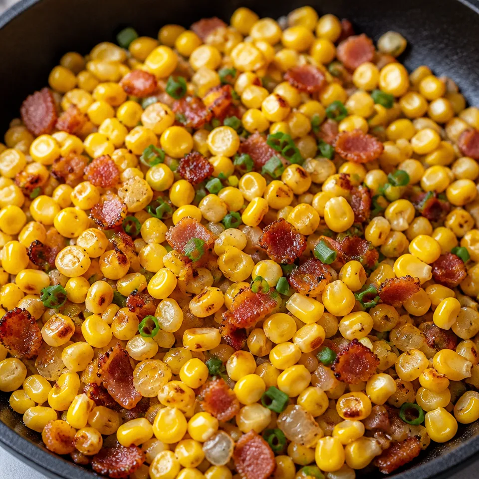 Fried Corn with Bacon — serving inspiration
