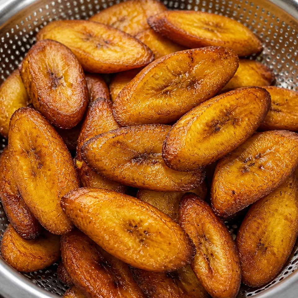 Fried plantains — serving inspiration