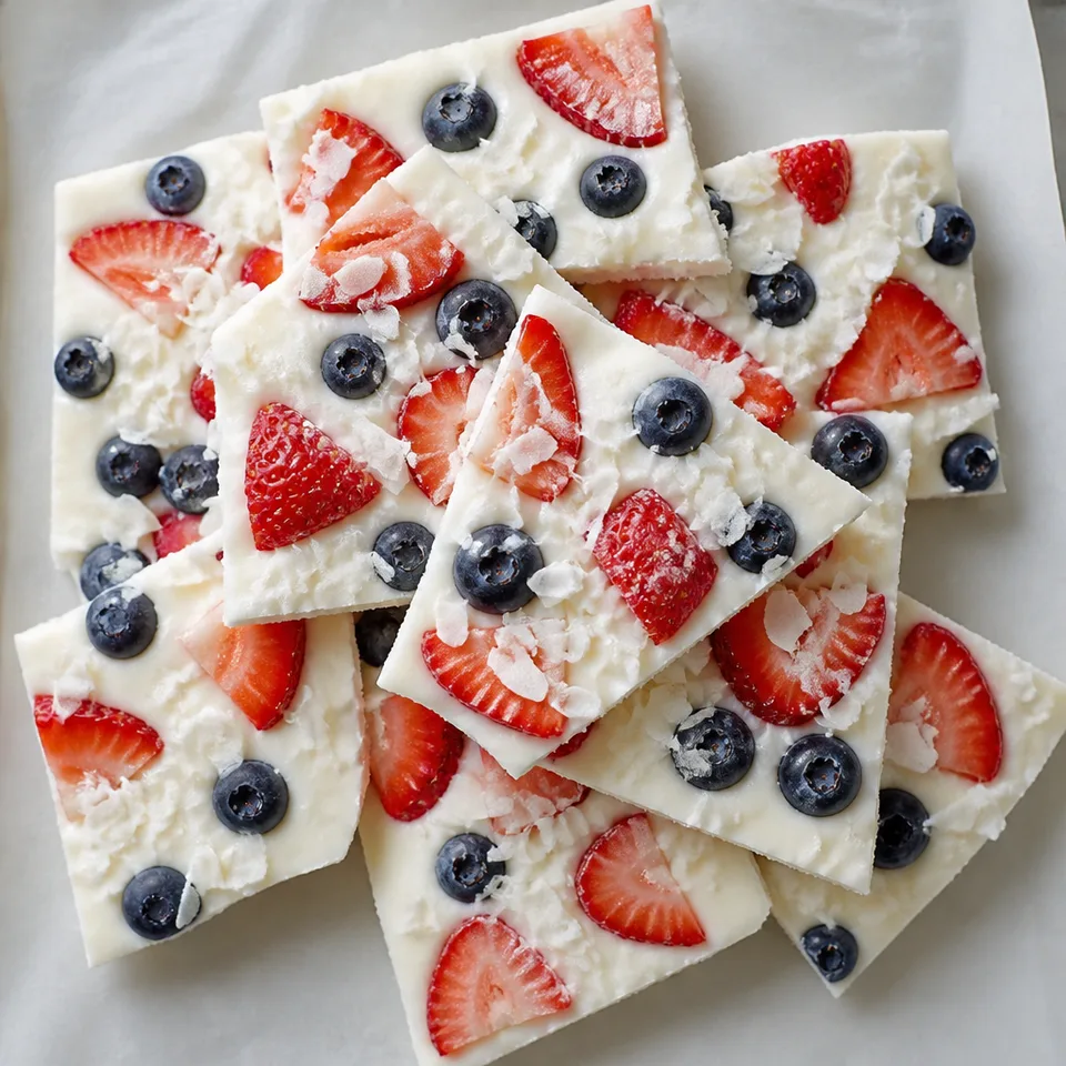 Frozen Yogurt Bark — serving inspiration