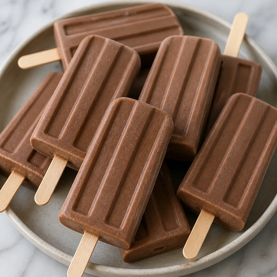Fudge Popsicles — serving inspiration