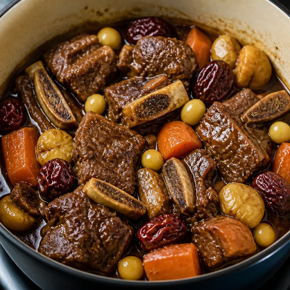 Galbi Jjim (Korean Braised Short Ribs) — serving inspiration