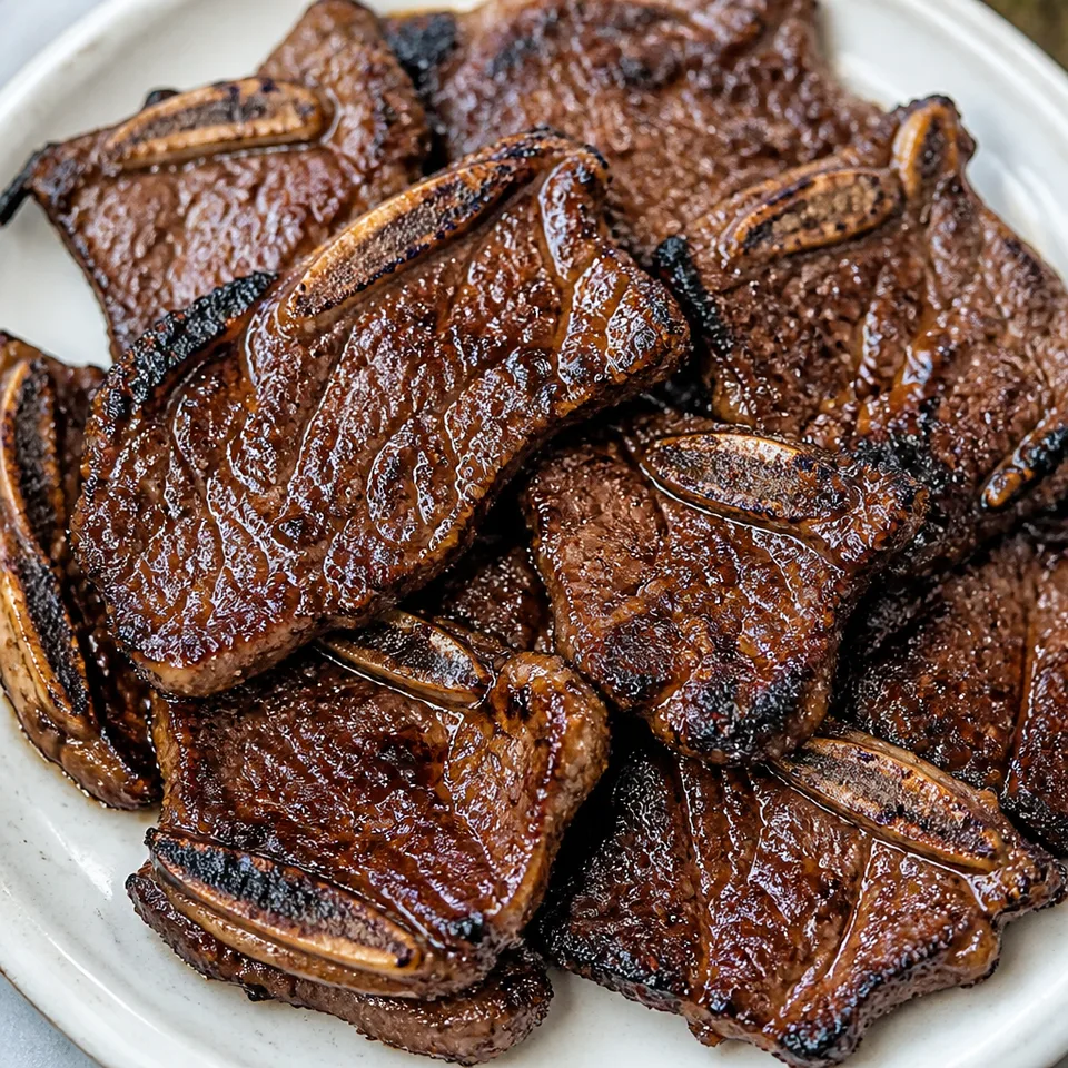 Galbi (Korean BBQ Beef Short Ribs) — serving inspiration