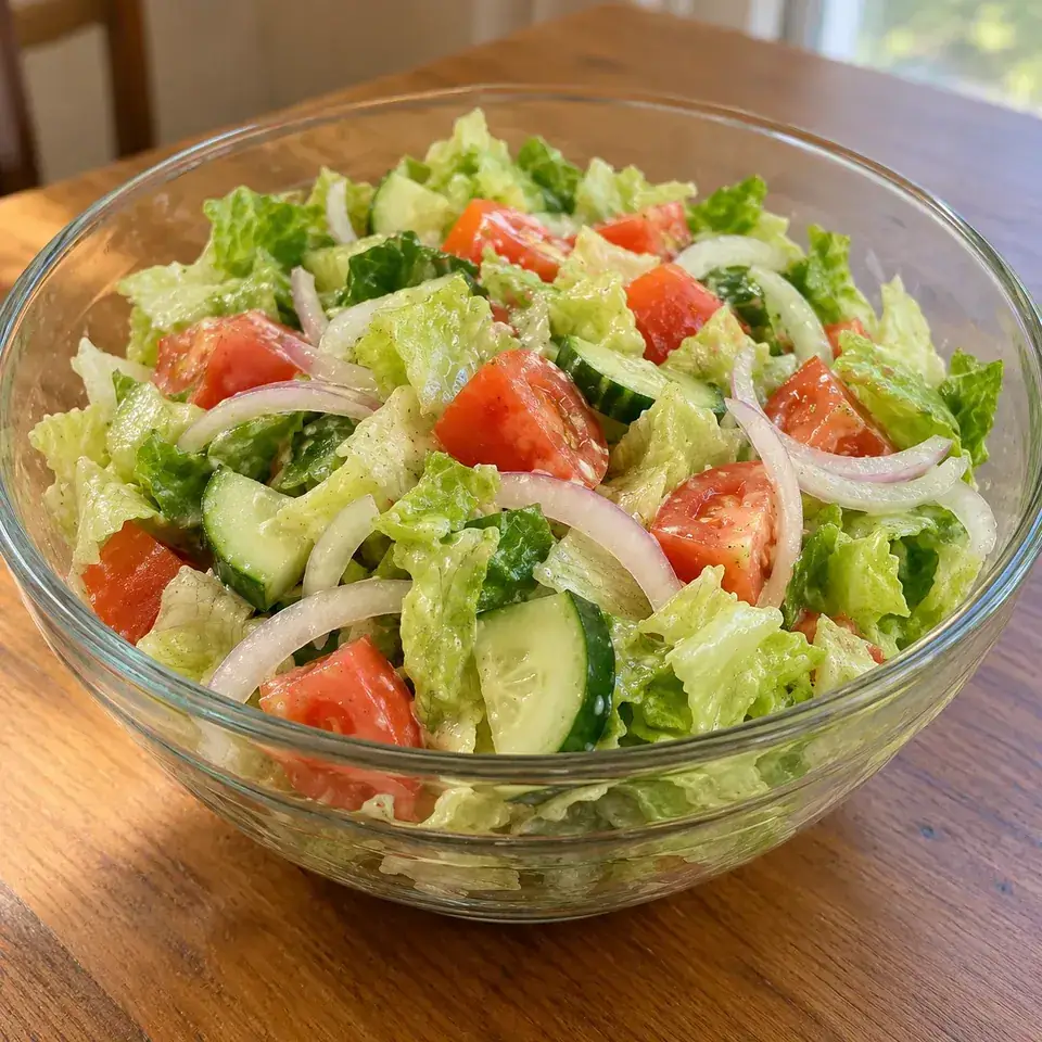 Garden salad — serving inspiration