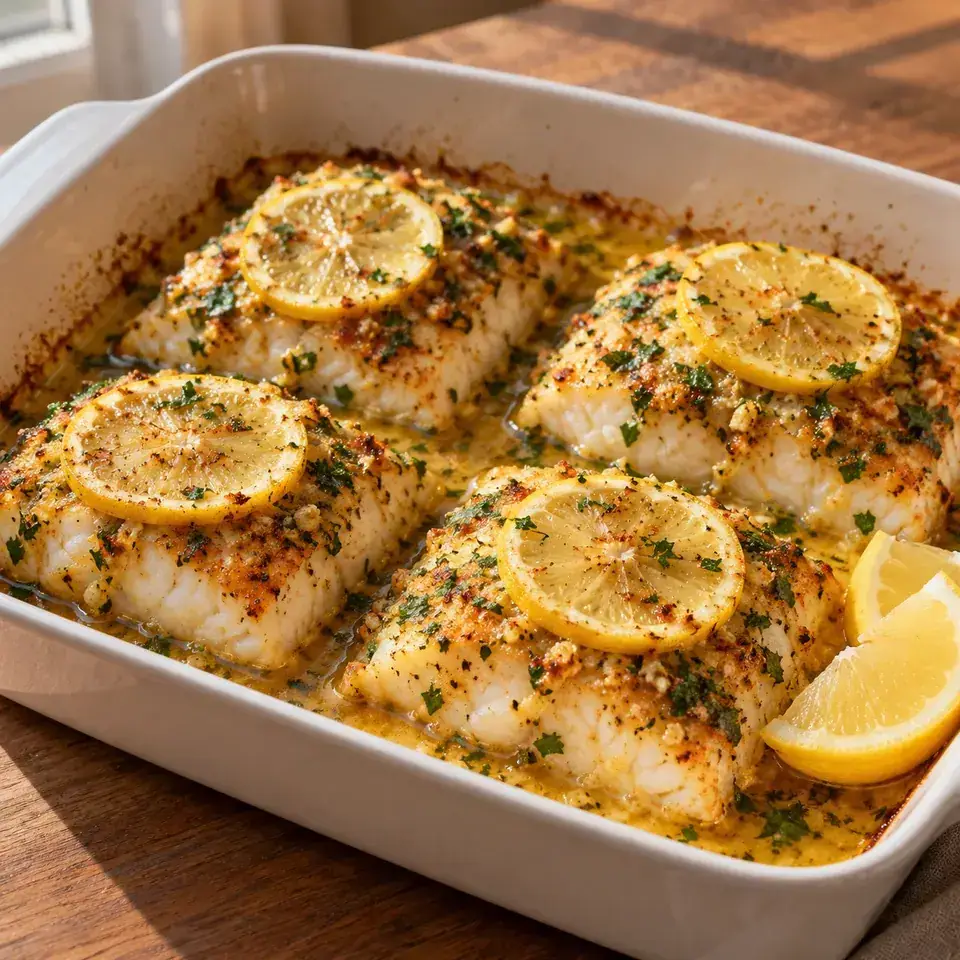 Garlic Butter Baked Cod — serving inspiration