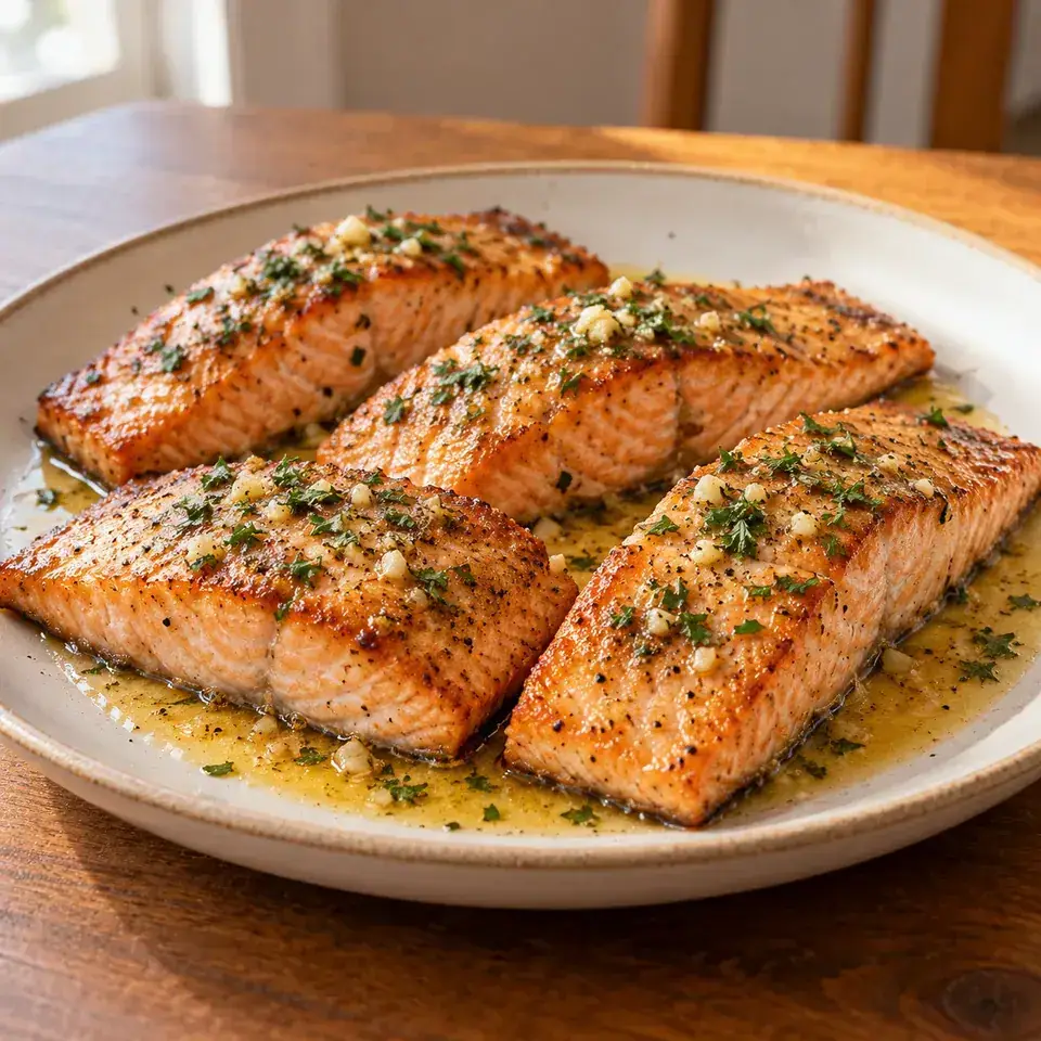 Garlic Butter Salmon recipe — serving inspiration