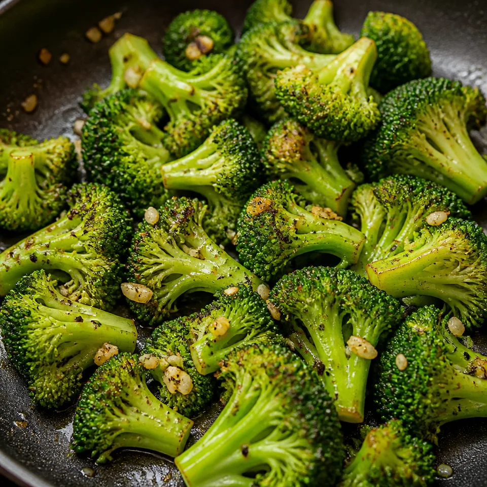 Garlic Butter Sauteed Broccoli — serving inspiration