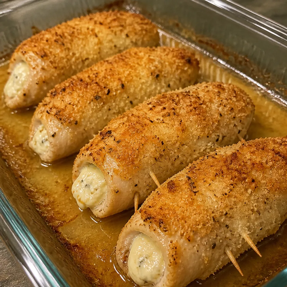 Garlic Cheese Chicken Rollups — serving inspiration