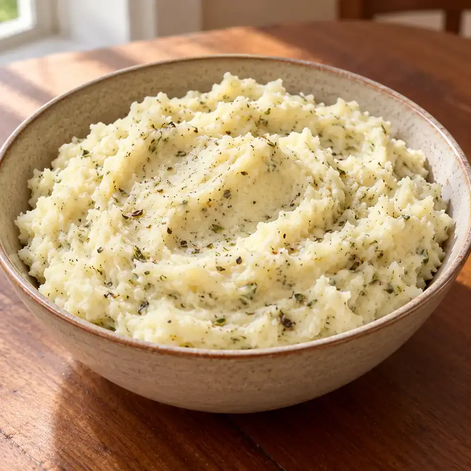Garlic Herb Mashed Potatoes — serving inspiration