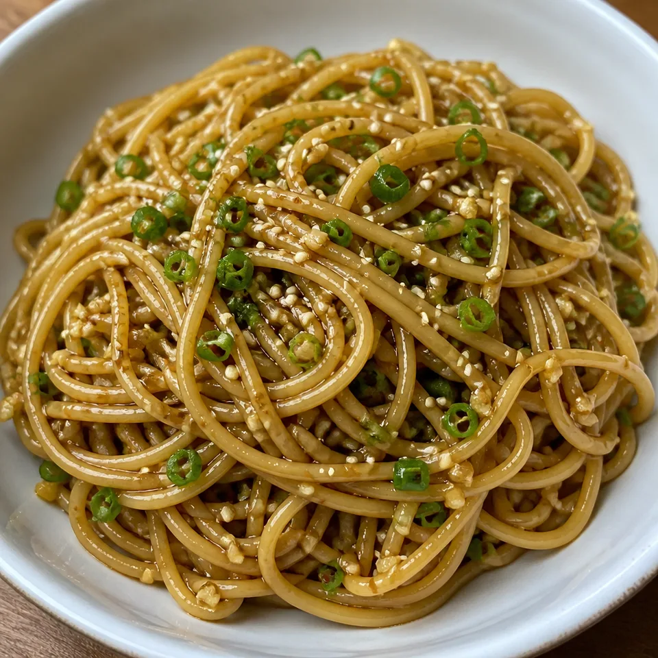 Garlic Sesame Noodles — serving inspiration