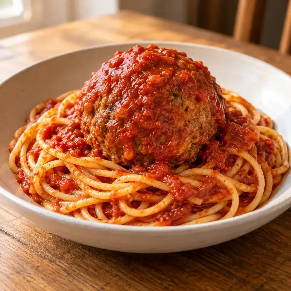 Giant Slow Cooker Meatballs — serving inspiration