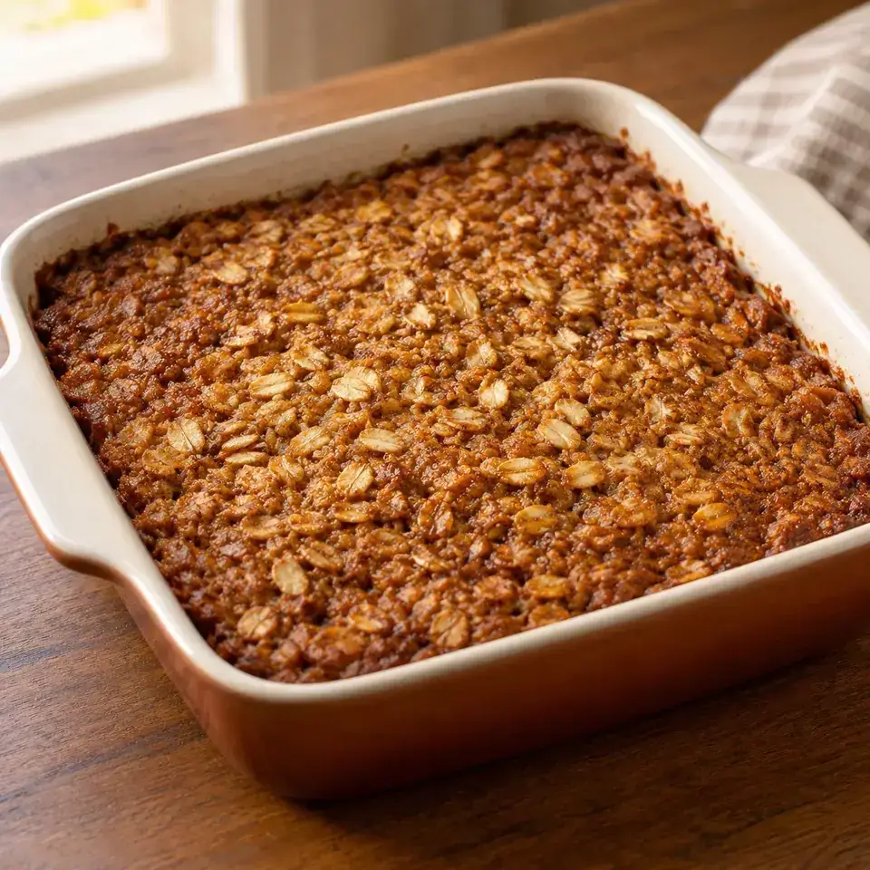 Gingerbread Baked Oatmeal — serving inspiration