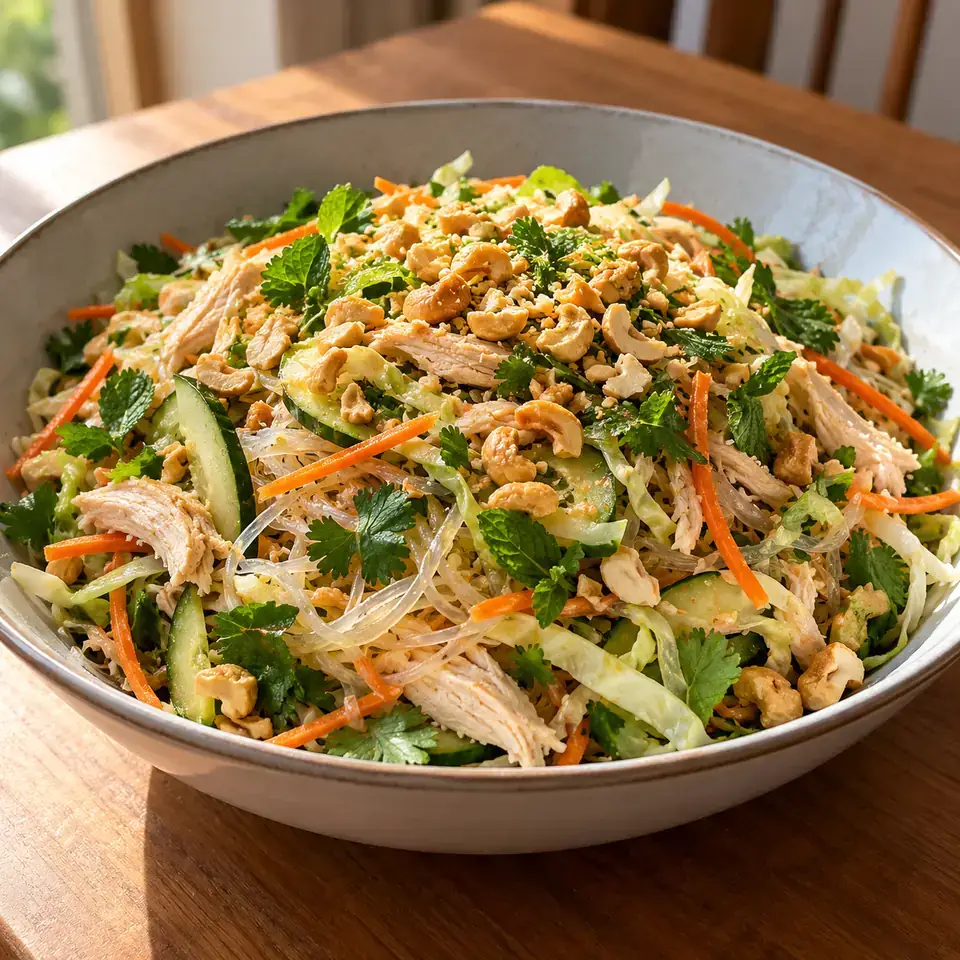 Glass noodle salad (cellophane / bean thread noodles) — serving inspiration
